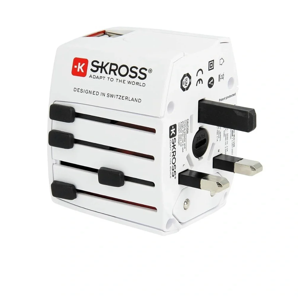 New SKROSS World Travel adaptor MUV USB AC65PD